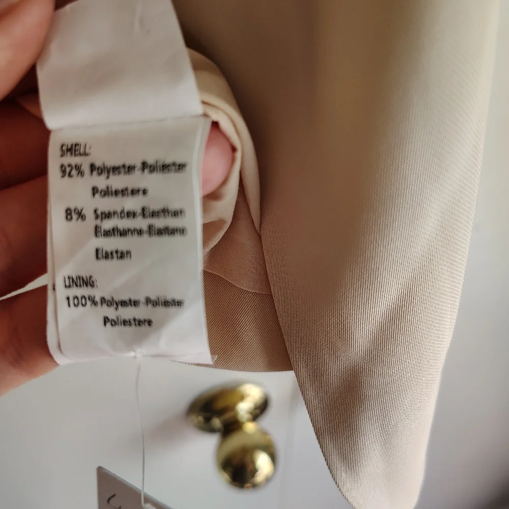 Cupshe Cream Blazer Jacket - Picture 10 of 12